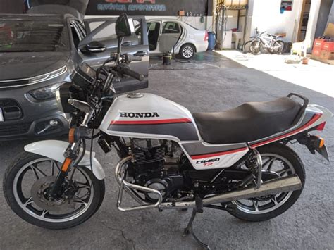 Leilão Online Veja O Vídeo Hondacb 450 Tr 19871987 Branca G