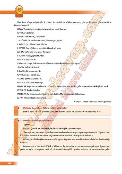 9 Sınıf Ödev Yayınları Türk Dili ve Edebiyatı Ders Kitabı Cevapları