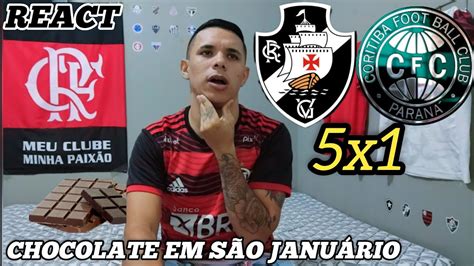 REACT VASCO 5X1 CORITIBA BRASILEIRÃO 2023 MELHORES MOMENTOS E GOLS