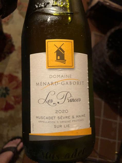 2020 Menard Gaborit Muscadet de Sèvre et Maine sur lie les princes