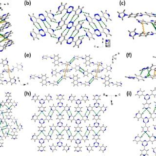 Crystal Structures Depicting Selected Intermolecular Interactions