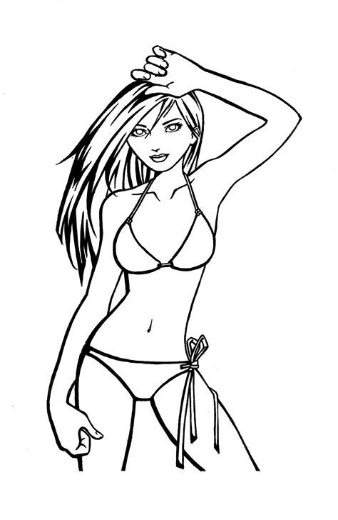 Bikini Line Art By Gracita On DeviantArt