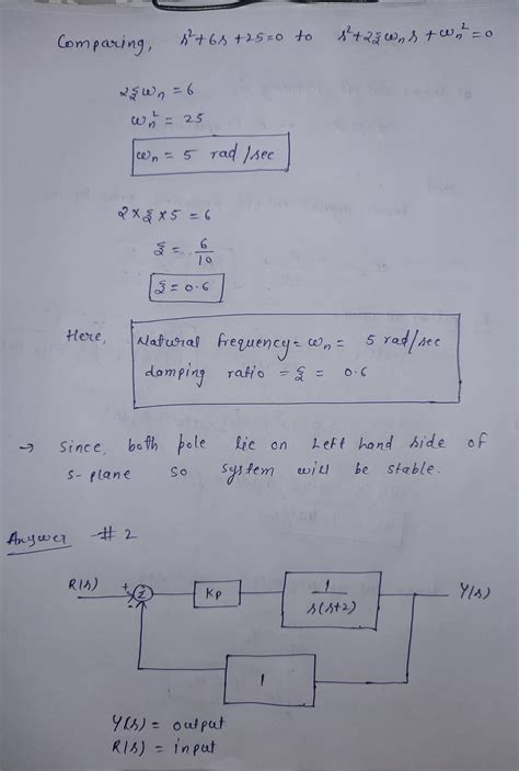 [solved] Need Help Finding Natural Frequency And Damping Ratio For The Course Hero