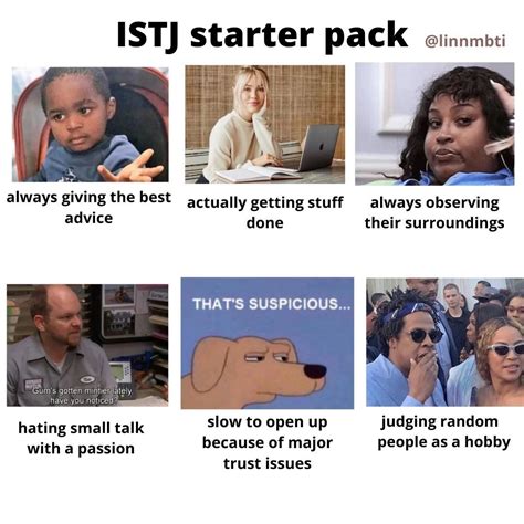 Istj Personality Meyers Briggs Hilarious Funny Memes Enneagram