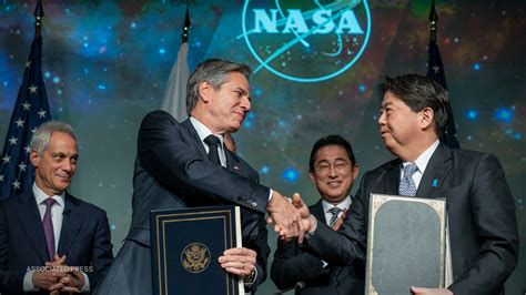 Secretary Blinken Delivers Remarks And Signs A U S Japan Space