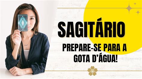 Sagit Rio Pr Ximos Dias A Gota D Gua Previs Es Do Tarot Youtube