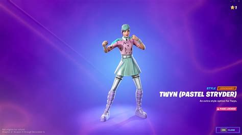 Twyn Pastel Stryder Battle Pass Paradise Season 4 Chapter 3