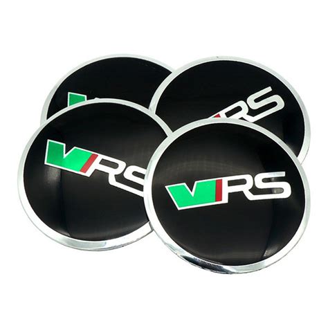 4pcs 56mm Decal Badge Emblem Stickers Fits Skoda VRS Wheel Etsy