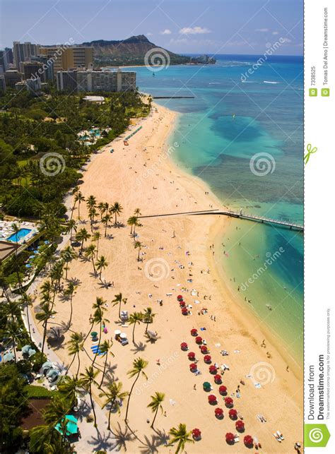 Waikiki Beach, Oahu, Hawaii Royalty-Free Stock Photo | CartoonDealer ...