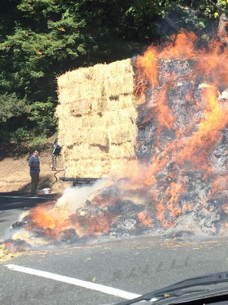 Update Hay Truck On Fire Near Scotia On Hwy 101 Scanner Traffic We