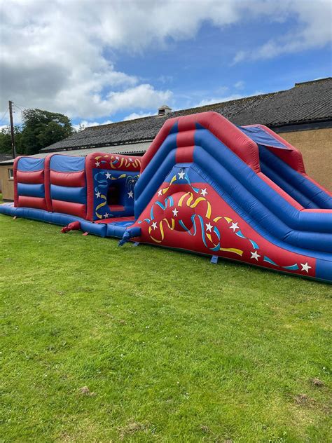 Inflatable Assault Course Best Bouncy Castle Hire Service In Cumbria