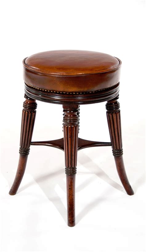 A Fine Regency Mahogany Adjustable Piano Stool Because You Don T Do New