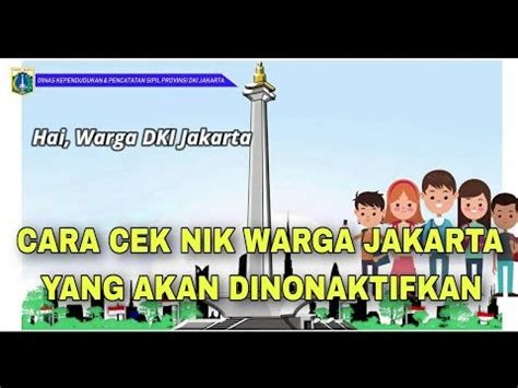 Cara Cek Nik Warga Jakarta Yang Batal Dinonaktifkan Pada Bulan Maret