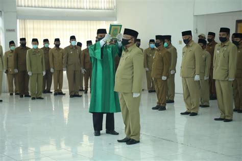 Pengambilan Sumpah Janji Serta Pelantikan Pejabat Sekretaris Daerah