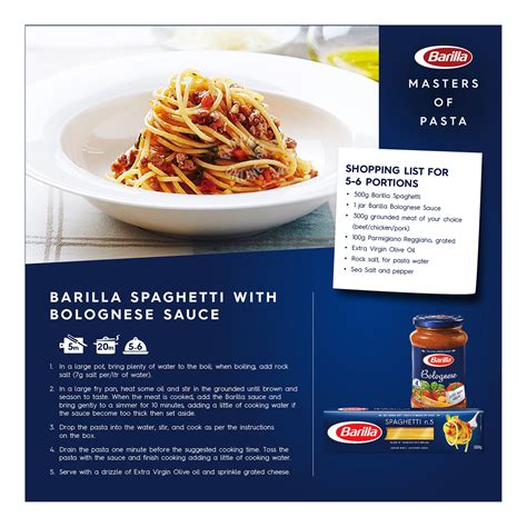 Barilla Pasta Sauce Nutrition