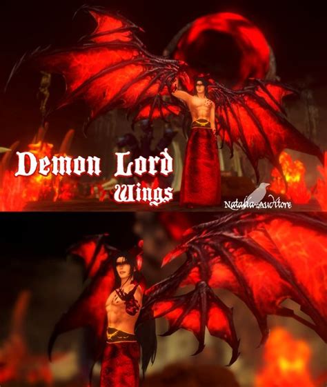 Demon Lord Wings Natalia Auditore Sims 4 Characters Sims 4 Free