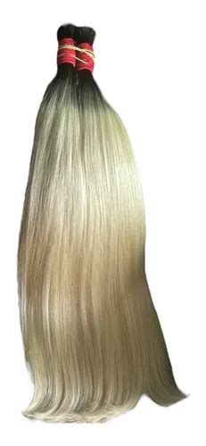 Cabelo Humano Loiro Raiz Esfumada Escura Cm G Mega Hair