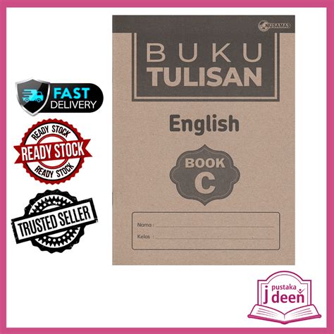 Jdeen Buku Latihan English Book C Buku Tulisan Latihan Tadika