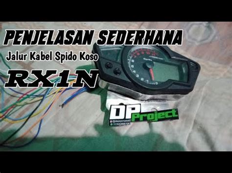 Cara Mudah PASANG SPIDO METER KOSO RX1N YouTube