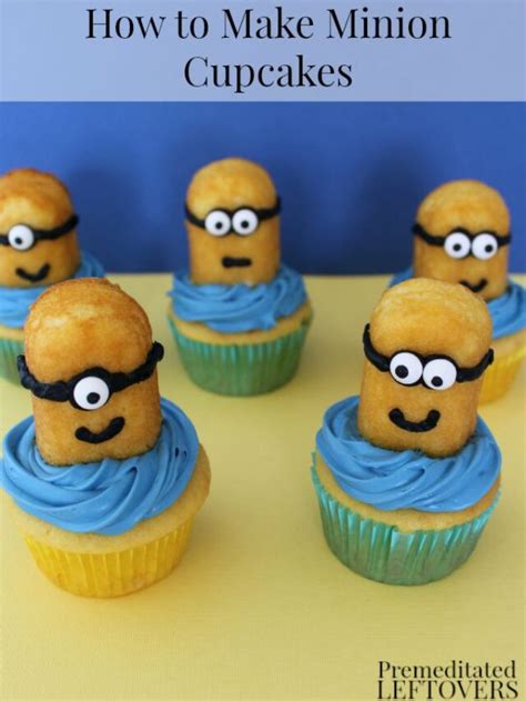 How To Make Minion Cupcakes Story Premeditated Leftovers