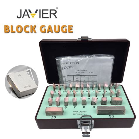 JAVIER 32Pcs Set 1 Grade 0 Grade Inpsection Block Gauge High Precision