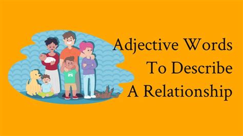 Adjective Words To Describe Relationships And Married Couple EnglishBix