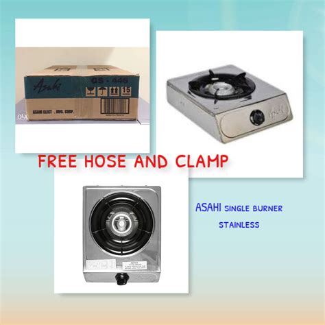 Single Burner Stove Stainless Asahi Gs Shopee Philippines