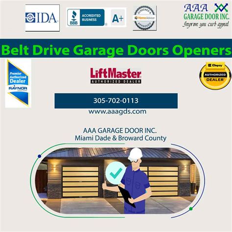 Belt Drive Openers | AAA Garage Doors Inc.