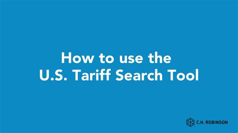 Section 301 China Tariffs And Exclusions Guide Ch Robinson