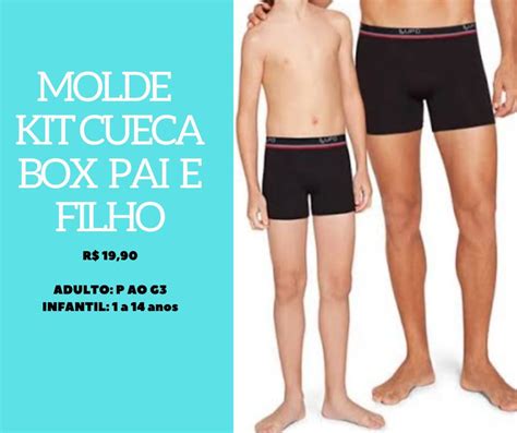 Molde Kit Cueca Box Pai E Filho Nathiely Guedes Machado Hotmart