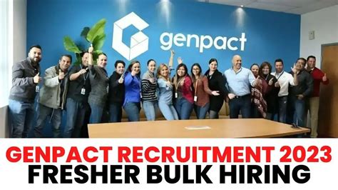 Genpact Walk In Drive Registration Hiring For Freshers