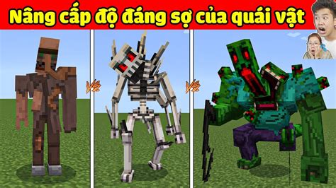 Minecraft Nhưng bqThanh và Ốc Thử Thách Nâng Cấp Độ Đáng Sợ Của Những