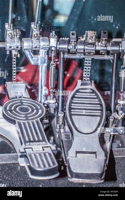 BASS DRUM PEDALS Stock Photo - Alamy