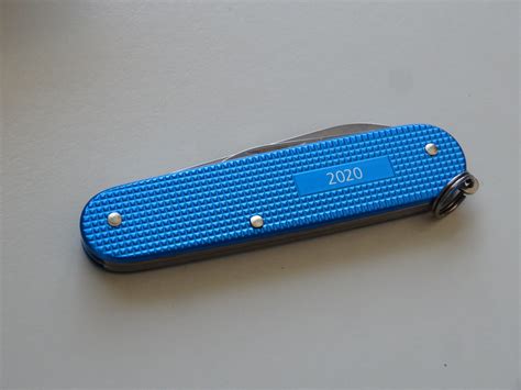 Victorinox Swiss Army Pioneer Alox Aqua Blue Pocket Knife Limited