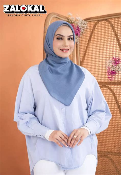 Jual Zm Decade Sale Zm Zaskia Mecca Sadi Ocean Slate Hijab Kerudung