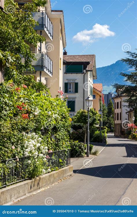 Lake Uri In Switzerland Stock Photo Image Of Blue Boat 205047010