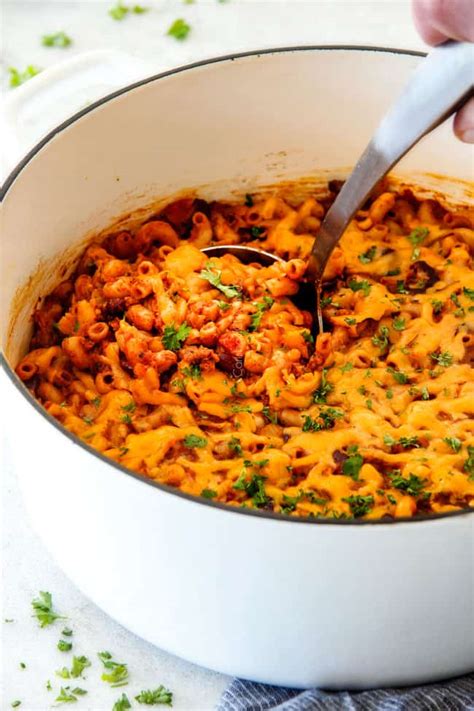 One Pot Chili Mac And Cheese 30 Minute Meal