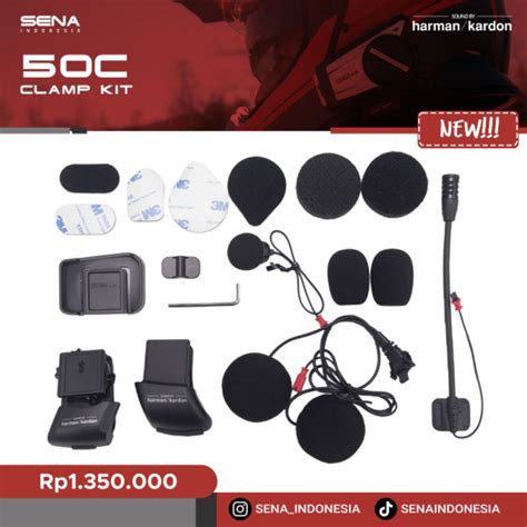 Jual Sena Clamp Kit C Intercom Mesh Camera Harman Kardon Shopee