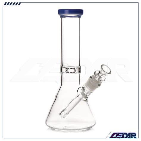 Inches Mixed Color Glass Water Pipe Ice Rack Beaker Pipe Tobacco