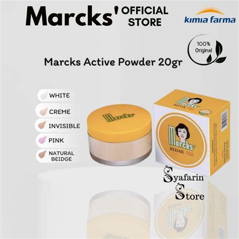 Jual Bedak Marcks Active Creme Original Beauty Powder Gr Shopee