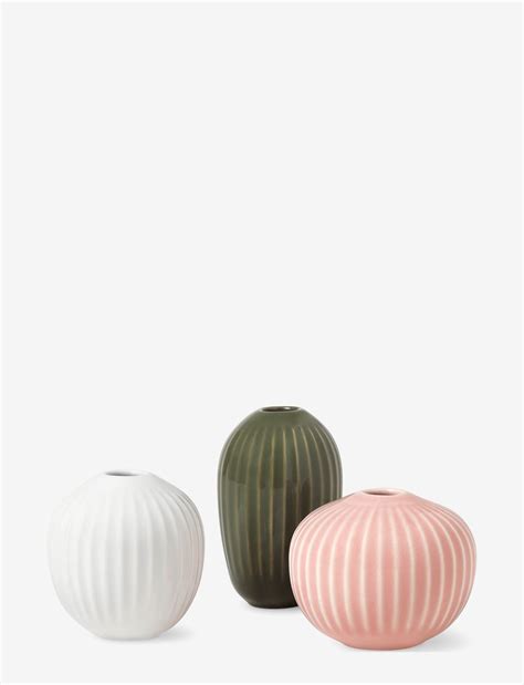 K Hler Hammersh I Vase Miniature Pcs White Nude Green Kr