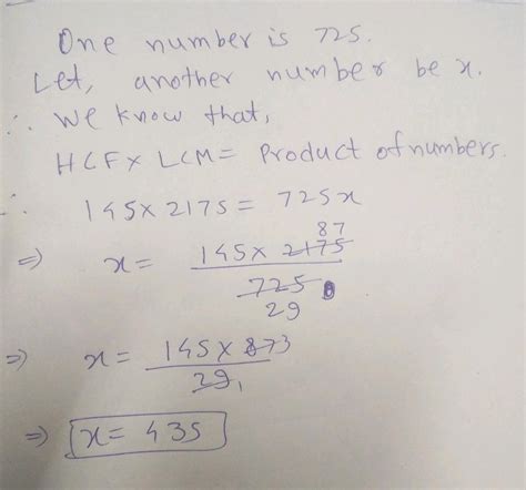 The HCF And LCM Of Two Numbers Are 12 And 240 Respectively If Numbers