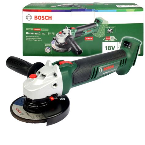 SZLIFIERKA KĄTOWA 125mm 18V 75 UNIVERSALGRIND BOSCH KORPUS 06033E5001