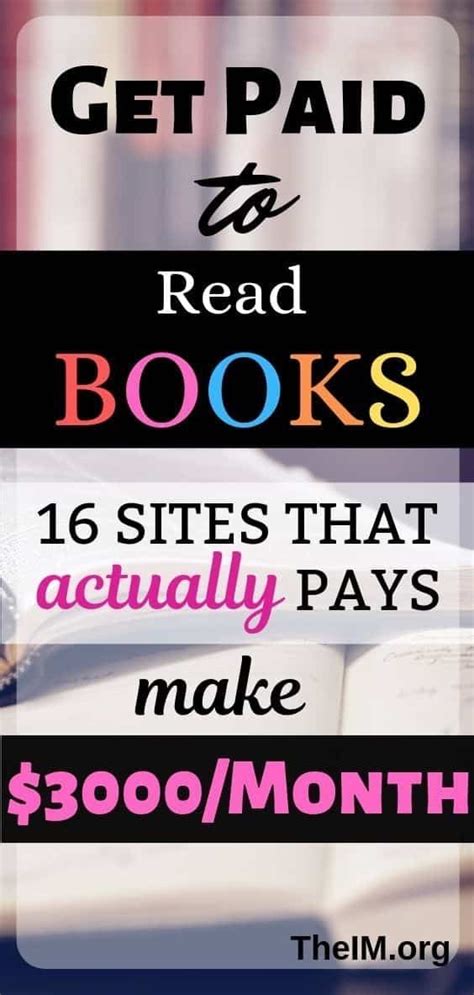 Get Paid To Read Books 16 Sites That Actually Pays Make 3000 Month