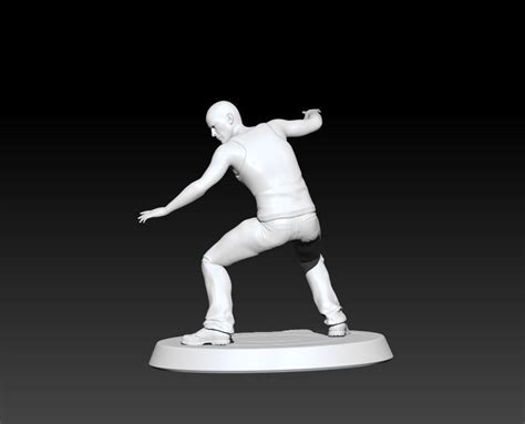 Read The Full Title3D Printable Naked Man In A Superhero Pose 3D Model