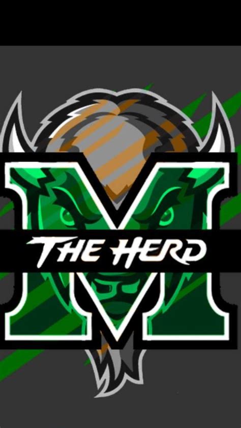 Marshall Football Logo