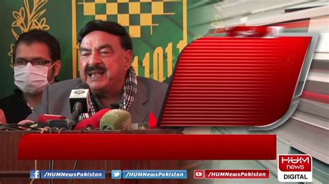 Sheikh Rasheed Talks To Media In Rawalpindi YouTube