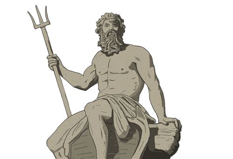 Download God Of The Sea Greek God Poseidon Royalty Free Stock