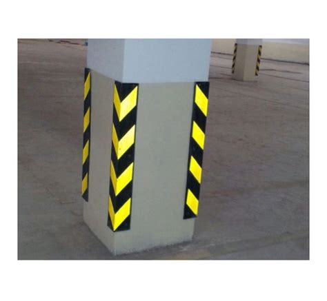 Black And Yellow Rubber Corner Guard For Parking Lots At Rs In Mumbai