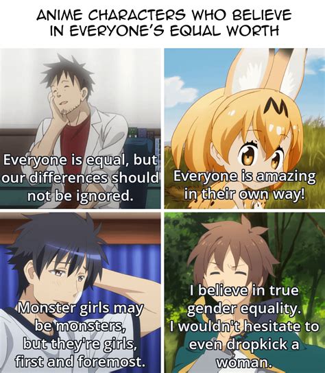 Equality In Anime Ranimemes